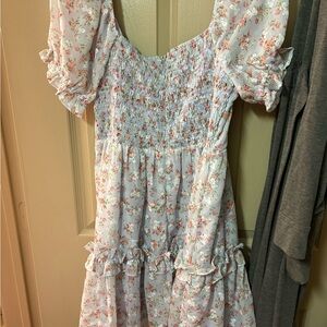 Floral Smocked Dress